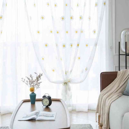 Rideaux Fleurs Élégance