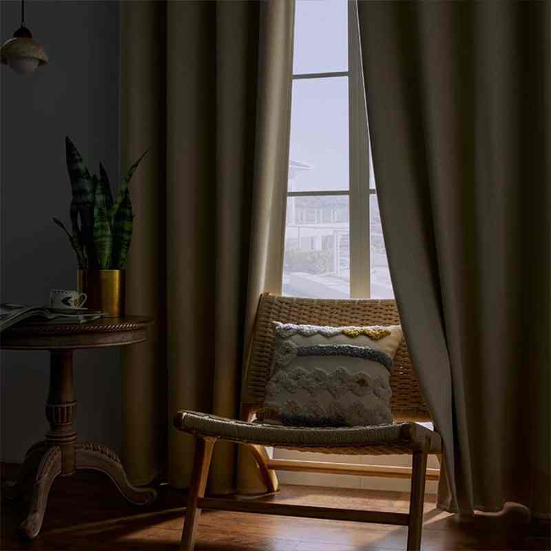 Rideaux Beige Luxe Occultants