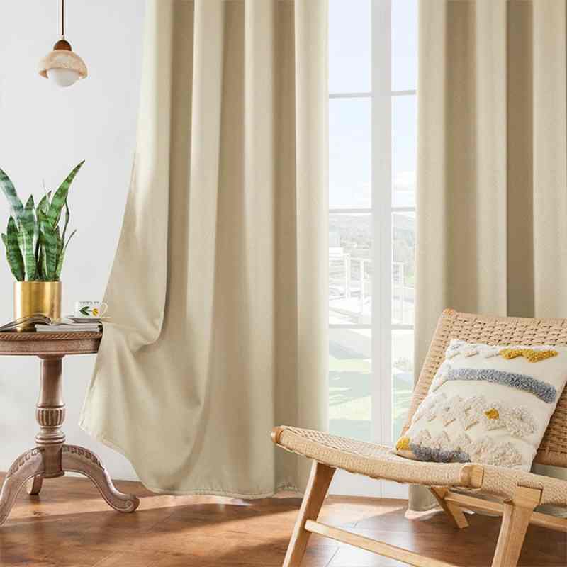 Rideaux Beige Luxe Occultants