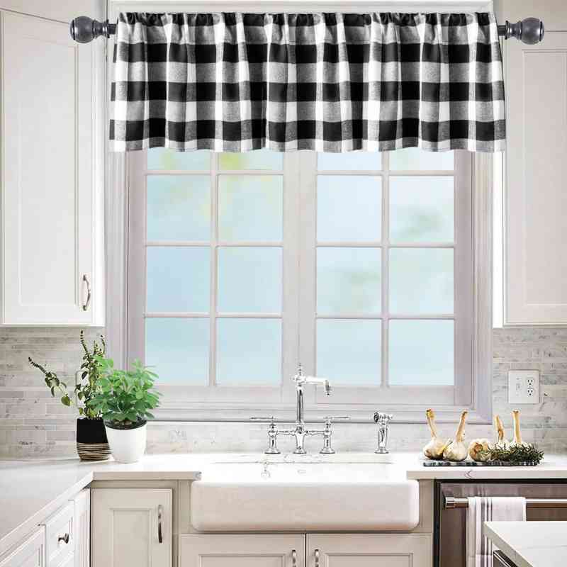 Rideaux de cuisine de style campagne