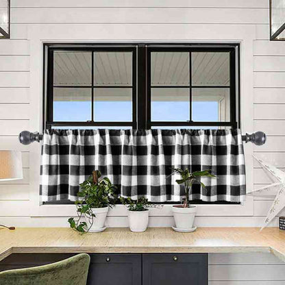 Rideaux de cuisine de style campagne