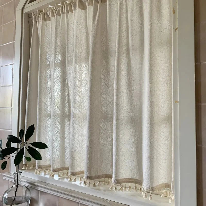 Rideaux Lin - Voilage Brise Bise Beige