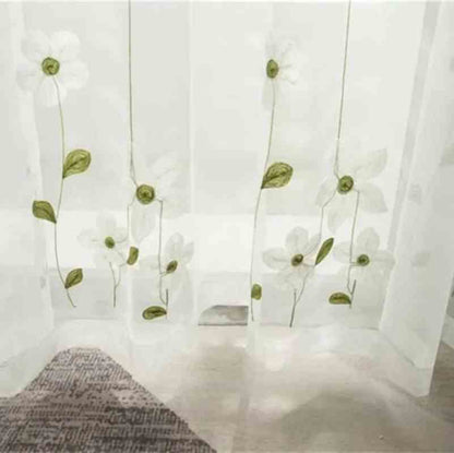 Rideaux Fleuri Maison