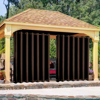 Rideaux imperméables pour pergola - Gamme WeatherGuard