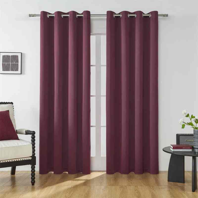 Rideaux occultants Bordeaux Luxe