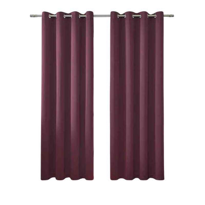 Rideaux occultants Bordeaux Luxe