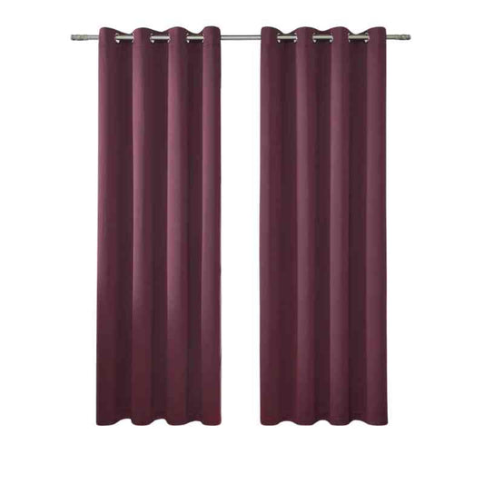 Rideaux occultants Bordeaux Luxe