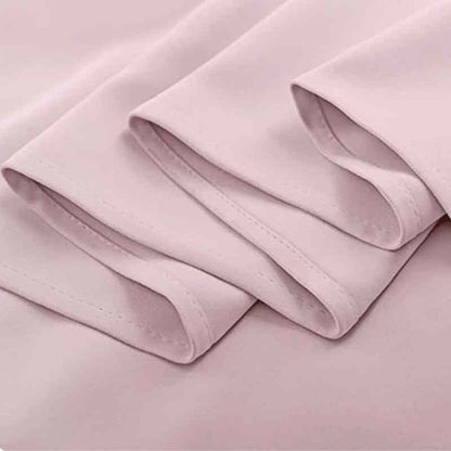 Rideaux occultants rose poudré