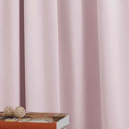 Rideaux occultants rose poudré