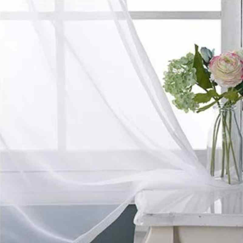 Voile Blanc : Rideaux de Qualité