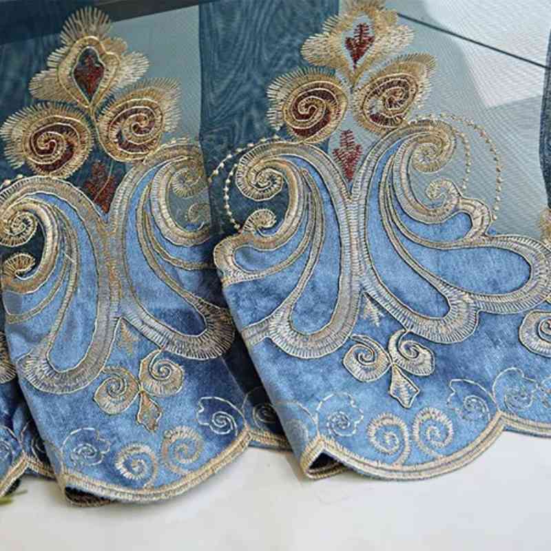 Voilage Bleu Pétrole Élégance