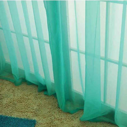 Voilage Azuré Bleu