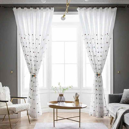 Voilage brodé de Luxe
