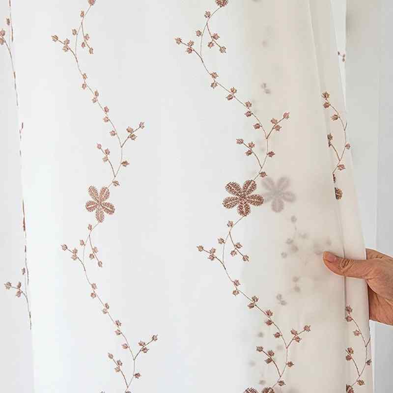 Voilage broderie exquis