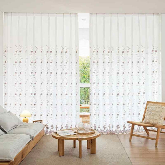 Voilage broderie exquis