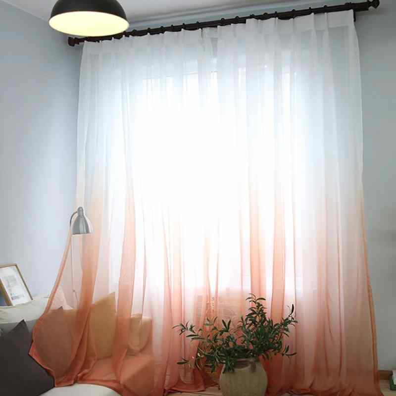 Voilage Solaire Orange Sunset