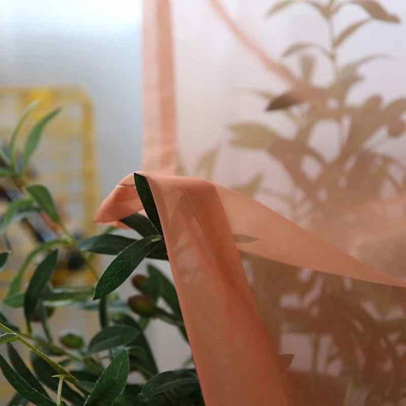 Voilage Solaire Orange Sunset