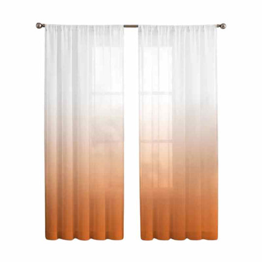 Voilage Solaire Orange Sunset