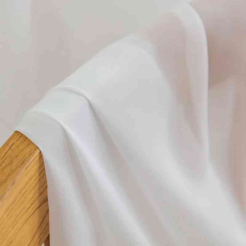 Voilage Blanc Transparent Deluxe