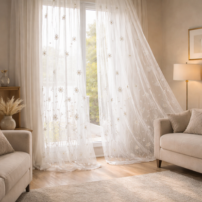 Voilage grande largeur