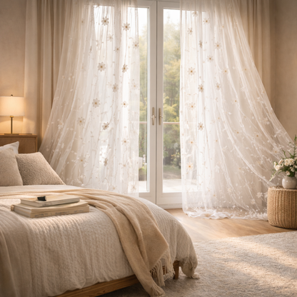 Voilage grande largeur