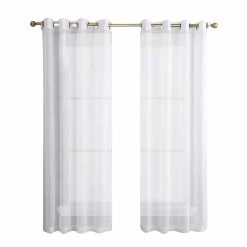 Voile Blanc Rideau - Élégance Intemporelle