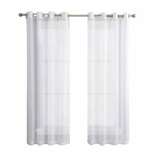 Voile Blanc Rideau - Élégance Intemporelle