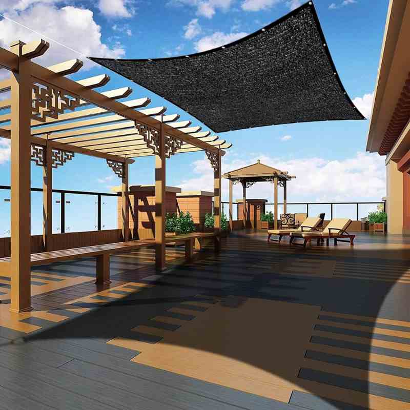 Voile d'ombrage rectangulaire 7x6 - Collection Shade Master