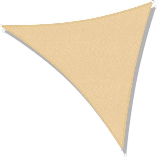 Voile d'ombrage Triangulaire 5x5x5 - Luxe en Extérieur